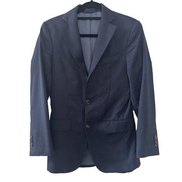 Suitsupply Perennial Pinstripe Wool Sport Coat Blazer Men's 32R VBC Italy